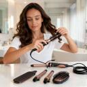 Camry | Hair Styler | CR 2024 | 1200 W | Black/Rose gold