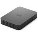 Lacie Внешний HDD 4TB STLR4000400 USB Type-C, 3.2 Gen 1, серый, защита паролем, 5000 Mbit/s