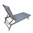Sauļošanās krēsls ARIO pelēks 13306