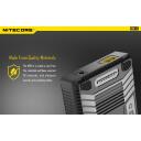 Nitecore Зарядное устройство INTELLICHARGERNEWI4 1500mA, 4 слота, поддержка аккумуляторов 3.7V и 4.35V, ACD технология