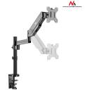 Maclean Monitori lauahoidik MC-775, 17-32'', 8 kg, 100 x 100 mm, 75 x 75 mm, must, gaasivedru, k&otilde;rguse reguleerimine
