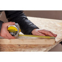 Mērlente Powerlock 10m, izturīgs hromēts korpuss, 0-33-442, Stanley