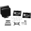 Be Quiet CPU кулер Pure Rock Pro 3 Black BK042, 2 вентилятора, 101.2 м&sup3;/ч, 34.8 дБ, 6 тепловых трубок