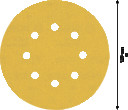 C470 smilšpapīrs 125 mm G240, 50 gab, Ekscentra slīpmašīnām, orbitālajām slīpmašīnām EXPERT C470 SLĪPDISKI, 2608900914, BOSCH