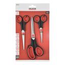 Žirklių rinkinys 3 vnt KREATOR KRTH00405 140mm-215mm, ašmenų ilgis 119mm, ašmenų storis 1,7mm