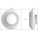 Ezviz T4C CS-T4C Viedā Mājas Dūmu Detektors Saderīgs ar Hikfire TUV EN 14604 Sertificēts A3 Centrmezglam Balts