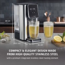 Greitas momentinis kar&scaron;to vandens dispenseris 2600W 2.5 L nerūdijantis plienas juodas sidabrinis HW630 01893 Caso