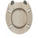 Beldray Medinis MDF tualeto dangtis LA033710WOAKPFEU7, 42,80cm, 6,00cm, 36,00cm, baltas, ąžuolas