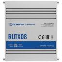 Teltonika | Industrial Router | RUTX08 | No Wi-Fi | 10/100/1000 Mbit/s | Ethernet LAN (RJ-45) ports 4 | Mesh Support No | MU-MiMO No | No mobile broadband | 1 | 24 month(s)