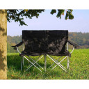 Mīlestības krēsls diviem, regulējami roku balsti, viegla alumīnija konstrukcija, 250 kg slodze, R585000, BasicNature