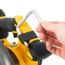 JCB JCB-18PCS-185 Professional 18V бесщеточная циркулярная пила для резки дерева и плит 185мм глубина реза 60мм алюминиевая подошва