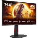 Aoc LCD монитор Q25G4SR 24.5" QHD 2560 x 1440 300Hz 1ms Fast IPS, HDMI 2.1, VESA крепление, регулируемая подставка