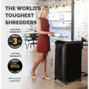 Fellowes Шредер AutoMax 550C 550 листов автоматический кросс-резак 4 x 38 мм, 83 Л, 4 колеса, P-4