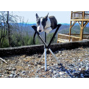 Trīskāju krēsls 'Komforts', alumīnija kājas, 55 cm, 225 kg, R057155, WALKSTOOL