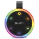 Ne&scaron;iojamas Bluetooth garsiakalbis 2.0 10 W galia 2&times;5 W TWS FM radijas USB ir 1800mAh PS-150 juodas SV-022327 Sven