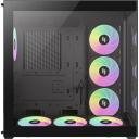 Gamemax Korpus NEX C56 BK, 7, ATX, 2xUSB 3.2 Gen 1, 1xUSB-C 3.2 Gen 2, 1x k&otilde;rvaklapid, 4 sisemist pesa