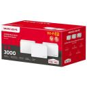 Mercusys belaidė tinklo sistema HALOH80X(3-PACK) 3000 Mbit/s, 3 vidinės antenos, 3 gigabitų prievadai, 650 m&sup2; aprėptis