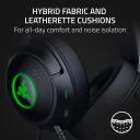 Razer Kraken Kitty V2 austiņas RZ04-04730100-R3M1, 20-20000 Hz, 32 &Omega;, -42 dBV/Pa, USB A, melna, telpiskais audio, RGB apgaismojums