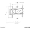 Neomounts TV statīvs DS42-430BL14, 32-55", 50 kg, VESA 100x100-400x400 mm, pagriežams -30&deg; līdz 30&deg;, melns