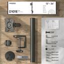 Onkron monitori kinnitus, D101E-B, 13-34 tolli, 8 kg, VESA 75x75/100x100 mm, kallutus -45&deg; kuni +45&deg;, p&ouml;&ouml;ramine 360&deg;