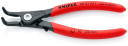 Precizitātes cirkļu knaibles, KNIPEX, 49 41 A11, izturīgas, 130 x 63 x 11 mm, ar neslīdo&scaron;ām rokturiem