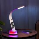 Hawk Galda lampa HW-LAMP05, 5W, 3 krāsu temperatūras, RGB, 2 LED spuldzes, modinātājpulkstenis