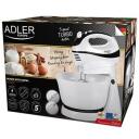 Adler | Mixer | AD 4206 | Mixer with bowl | 300 W | Number of speeds 5 | Turbo mode | White