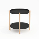 Papildus galdiņš NORAH 50x50xH55cm, melns 20352