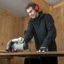 Circular saw 1200W &Oslash; 185mm, POWERPLUS, POWC2031, 62 mm cutting depth, 45&deg; bevel capability