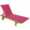 Guļamkrēslu pārsegs SUMMER 55x190x5cm, vecs rozā, poliesters, audums 737 T1110737 HOME4YOU