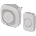 Emos Juhtmevaba uksekell P5733W, P5733W, 150m, 36 meloodiat, IP44, 110dB, 1x3V CR2032 kaasas, self-learning