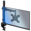 Esperanza ERW017 galda stiprinājums monitoram 10-27'', 8kg, melns, VESA 75x75mm, 100x100mm, 360&deg; rotācija, 89&deg; slīpums