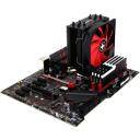 Xilence CPU Охладитель M704 XC051, 120мм, 700-1600RPM, 4 тепловых трубки, 70CFM, совместим с AMD/INTEL сокетами