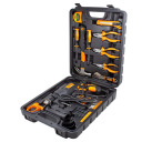 Įrankių rinkinys su elektriniu grąžtu ISMA IS-1059, 750 W, 59 dalys