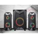 Tracer Garsiakalbis 2.1 Hi-Cube RGB Bluetooth TRAGLO46497, 20W, 35Hz-20000Hz, RGB ap&scaron;vietimas, Bluetooth 5.0, 2 satelitai