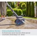 Gardena щетка для мытья, 14849-20, 1 шт., жесткий нейлон, совместима с GARDENA AquaBrush 18V P4A, уборка в саду