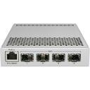 Mikrotik CRS305-1G-4S+IN управляемый коммутатор, 4 SFP+ порта, 1 RJ-45 Gigabit порт, 12-57 В, 18 Вт, PoE, -40-70 &deg;C