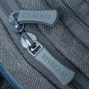 Rivacase рюкзак 7761DARKGREY, 15.6", 1 передний карман, водоотталкивающий, мягкая ручка