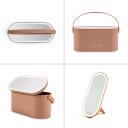 Rio Meikikorraldaja kast peegliga CSBB-EU/1.6, 24.1cm x 11.7cm x 10.4cm, USB laaditav, LED valgustus, kaasaskantav disain