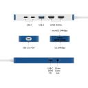 Hyper dokstatsioon Flex HD4103BUGL, 2xHDMI, 4K, valge/sinine
