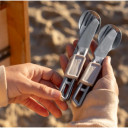 Ēdamrīku komplekts DETOUR Stainless Steel Cutlery Set 1P, 3 pcs, 9327868160570 SEA TO SUMMIT