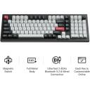 Keychron Q5H-P1 клавиатура, беспроводная, RGB LED, 1000 Гц, 2.4 ГГц, Bluetooth 5.2, алюминий, ISO, 4000 мАч, 1.8 м