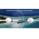 Ruijie RG-RAP6262 (G) | Wi-Fi 6 AX1800 Āra Tīkla Piekļuves Punkts — 1775 Mbps, IP68, Omni-Direkcionalais, Balts