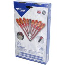 Skrūvgriežu komplekts VDE, 9 gab., SL/PH, Brilliant Tools, BT068010, 3,0 x 75 mm &ndash; 4,0 x 10 cm &ndash; 5,5 x 12,5 cm &ndash; 6,5 x 15 cm, PH0 x 75 mm &ndash; PH1 x 80 mm &ndash; PH2 x 10 cm &ndash; PH3 x 15 cm