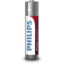 Philips Baterii Power Alkaline AAA Phil-LR03P4B/10, 1.5V, 4 tk, leelistehnoloogia, 0% kahjulikke metalle