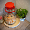 10l klaaspurk plastkaanega BROWIN 600110 10.0L, 22x22x37.5 cm