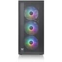 Thermaltake S200 Tempered Glass ARGBx3 CA-1X2-00M1WN-00, 3x120mm, 4.8kg, 6 disku vietas, 2xUSB 3.0, 1xHD Audio
