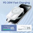 Vention Power Bank FHSB0, 5000mAh, 3.7V, 3A, juhtmevaba laadimine, kompaktne disain, automaatne magnetiline laadimine