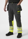Hi-vis pants Icu Brz, 4-way stretch, yellow/black, C56, Helly Hansen, 77500_369-C56