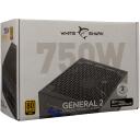 White Shark Toiteplokk GENERAL-2, 750W, 20+4 x 1, 4/8 x 1, SATA x 6, MOLEX x 3, PCI-E x 4, 80 Plus Gold